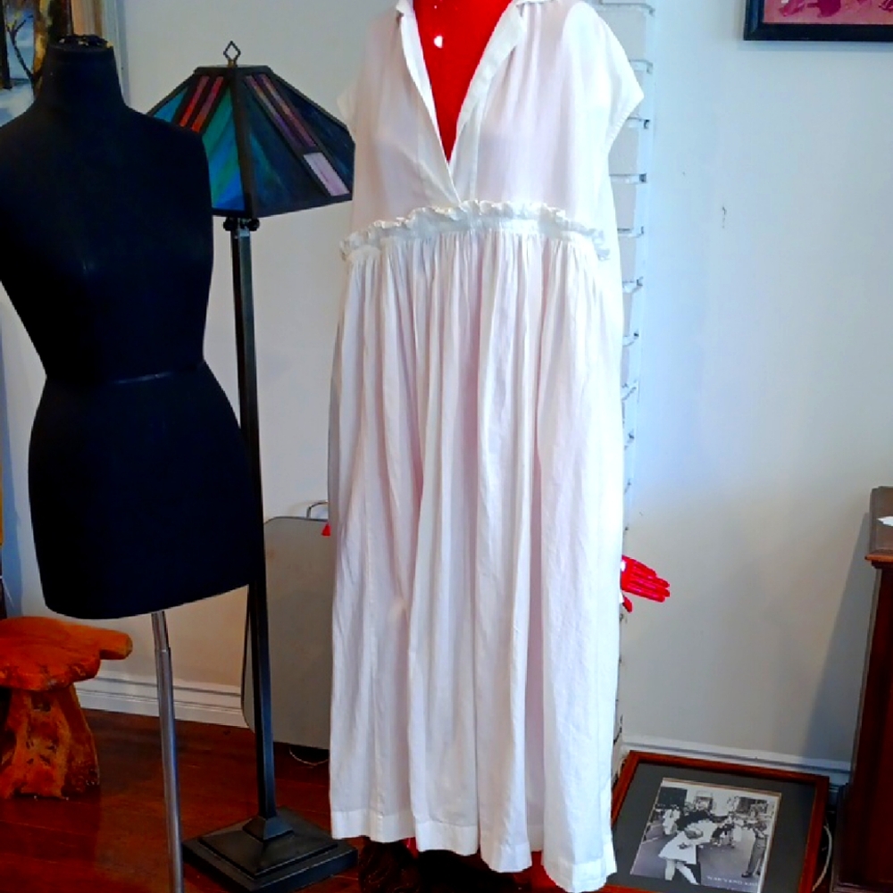 FREE PEOPLE Elegant White Maxi Dress
